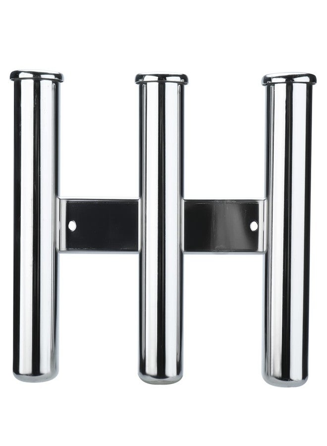 NovelBee 3 Tube Boat Fishing Rod Holder,316 Stainless Steel Fishing Rod Rack for Marine Boat Yacht - Image 1